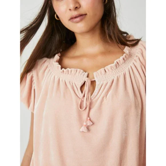 🎉LAST CHANCE🎉 FREE PEOPLE Terese Top / Pink Tint - Picture 3 of 6
